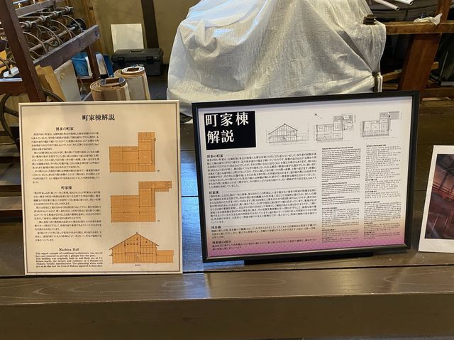 博多の古い町屋が復元されています。