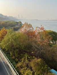 Autumn landscape of Dongjak Bridge