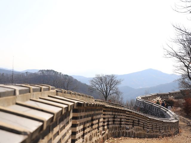 남한산성 겨울 성곽길따라 걷다보면