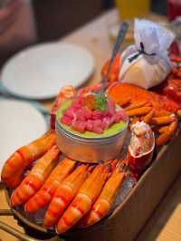 【中環｜藍白色風格💙🤍高質海鮮Brunch Set🦞🦐】