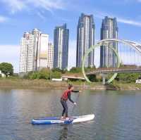 태화강에서 패들보드🏄‍♀️