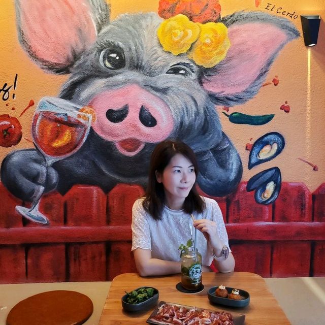 悠閒享受西班牙菜