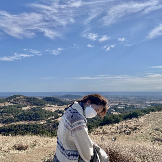 스누피 가든 근처에 있는 백약이오름🏔어린이들도 올라가기 쉬워요🙌