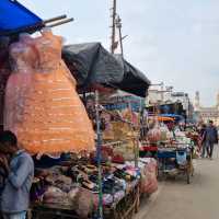 The Many Market Vendors At Charminar