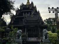 ฝึกจิตนั่งสมาธิที่วัดสังฆทานกันค่ะ