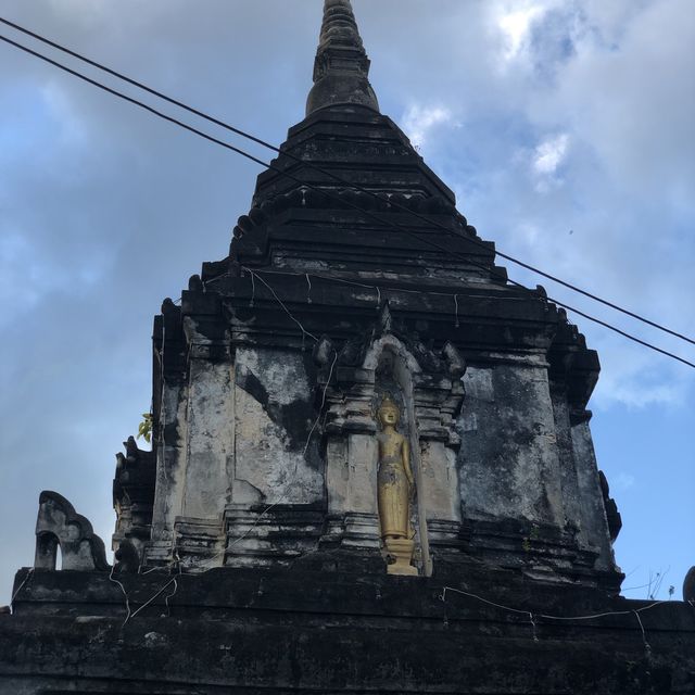 The Lanna Style Stupa in luang prabang 
