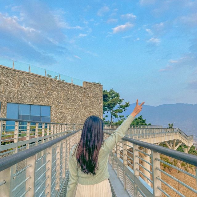 하동 풍경을 한눈에 볼 수 있는 스카이워크 전망대🏞️
