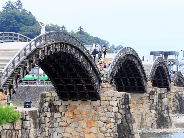 日本三名橋之岩國錦帶橋