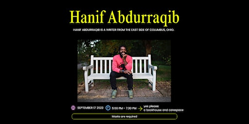 a reading with Hanif Abdurraqib (Scottdale) | yes, please : a bookhouse and carespace