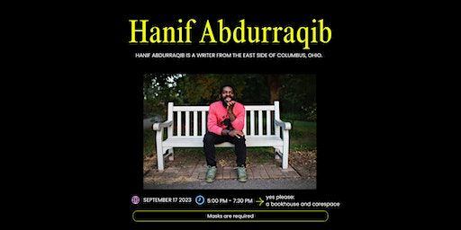 a reading with Hanif Abdurraqib (Scottdale) | yes, please : a bookhouse and carespace
