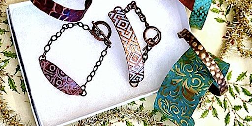 Embossed Cuff and Bar Bracelets- Make A Gift (Prerequisite Required) | NW Rockhounds