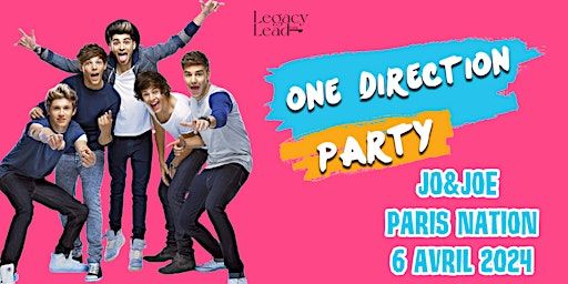 One Band, One Night, One Direction Party 7 (Soirée 100% One Direction Paris) | JO&JOE Paris Nation