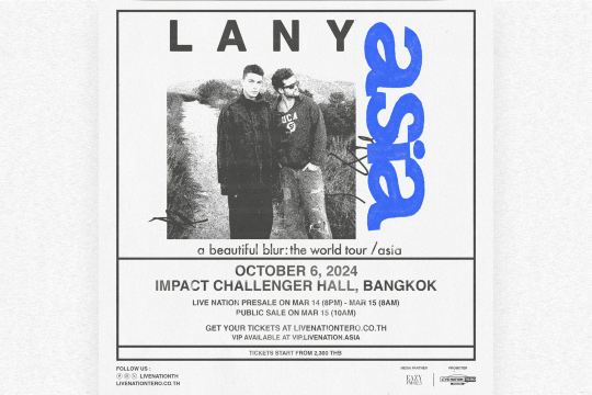 LANY a beautiful blur the world tour 2024 | อิมแพ็ค อารีน่า