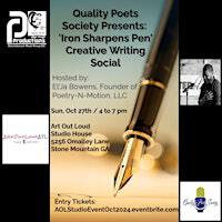 'Iron Sharpens Pen' Creative Writing Social | Art Out Loud Studio House