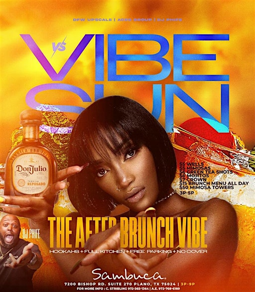 Vibe Sunday presents Super Sunday @ Sambuca | Sambuca 360