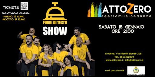 FDT SHOW | Attozero - Teatro Musica Danza