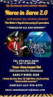 NARI IN SAREE 2.0- Mother’s Day - Female only Bollywood dance party | Chef Kausar's Autaq Banquet Hall