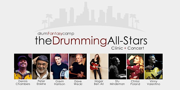 The Drumming All-Stars Clinic + Concert | Zipper Concert Hall