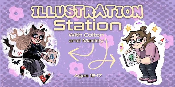 Illustration Station with Colton Skye and Maddy Armagost | Kensington Art Supply & Instruction
