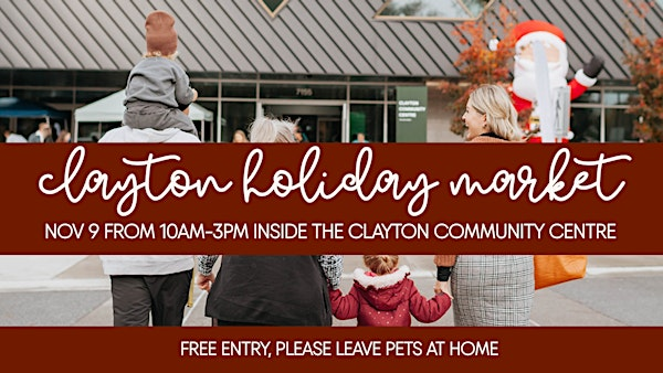 The Clayton Holiday Market | The Clayton Community Market