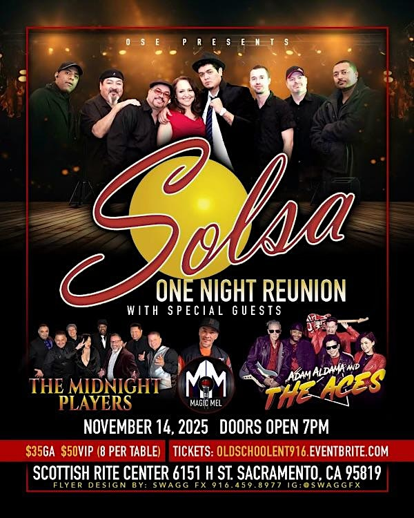 One Night Only Solsa Reunion with Special Guest | 6151 H St