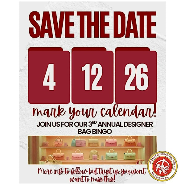 3rd Annual Designer Handbag Bingo | 20 Murray St