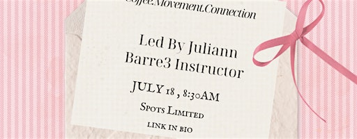 Girls Walk Club San Clemente X Barre3 | Happy Coffee Club