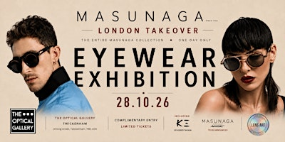 Masunaga Eyewear London Takeover Exhibtion | The Optical Gallery Opticians & Audiologists