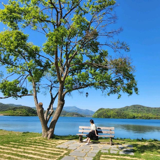 보령 청천저수지 스튜디오카페, "블루레이크"