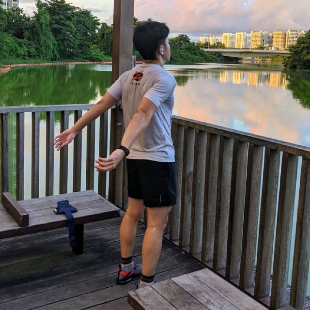 Glorious sunsets in Singapore