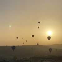 Magical hot air balloons in Cappadocia