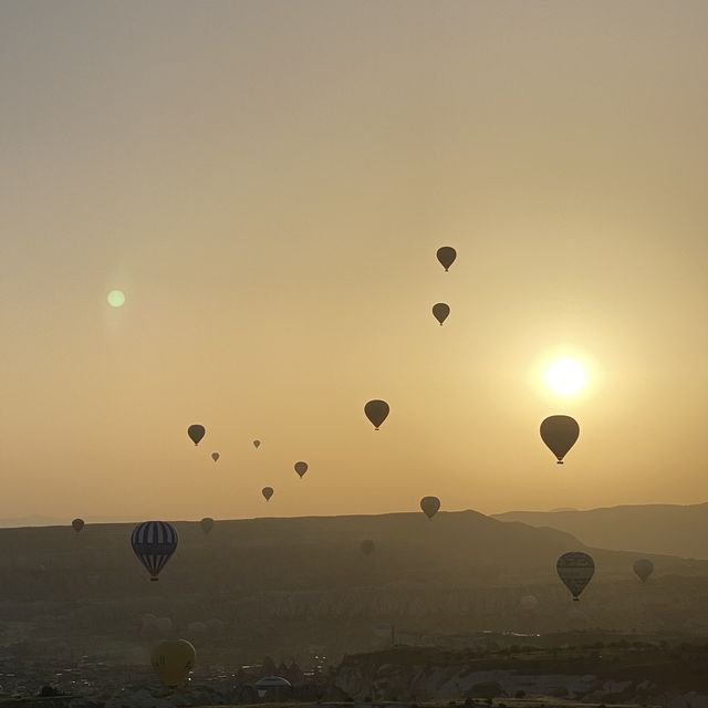 Magical hot air balloons in Cappadocia