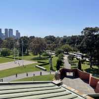 shrine of remembrance and its view 