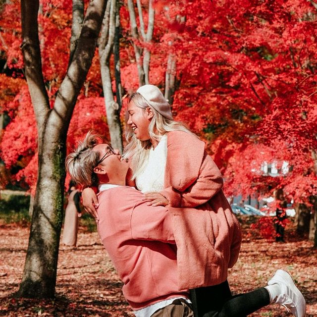 ญี่ปุ่น Autumnแล้วน๊าลากแฟนไปเร็วแก