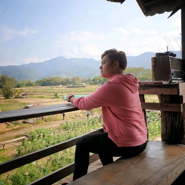 ร้านกาแฟบ้านไทลื้อ จังหวัดน่าน