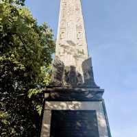 Statue of the Sphinx at Cleopatra's Needle