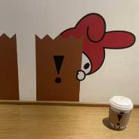 sanrioxcafe!n超萌咖啡廳,冠軍咖啡喝起來！-CAFE!N硬咖啡延吉店