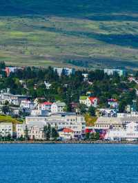 The second largest city in Iceland, small and exquisite