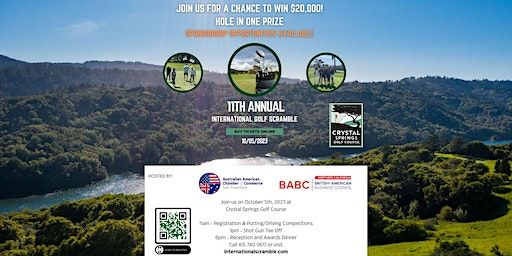 11th Annual International Golf Scramble (Burlingame) | Crystal Springs Golf Course