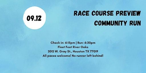 Race Course Preview with Latinas Run Houston & Chevron Houston Marathon (Houston) | 2012 W Gray St