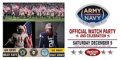 Army-Navy Football Game Official Watch Party and Celebration | James Ballentine “Uptown” VFW Post 246