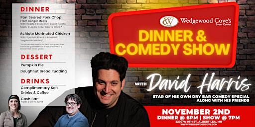 Dinner & Comedy Show with David Harris & Friends | Wedgewood Cove Golf Course & Restaurant ⛳