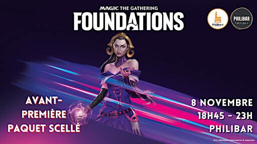 Avant-première Magic Fondations Paquet Scellé | Philibar - Bar à jeux