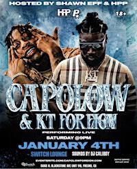 Capolow & KT Foreign performing live in Fresno, Ca (18+) | Switch Lounge & Nightclub