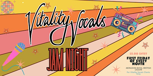 Vitality Vocals: Jam Night | Abingdon Royal British Legion Club