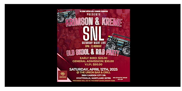 Saturday Night Live Old School and R&B Party | The Union Bar and Grill