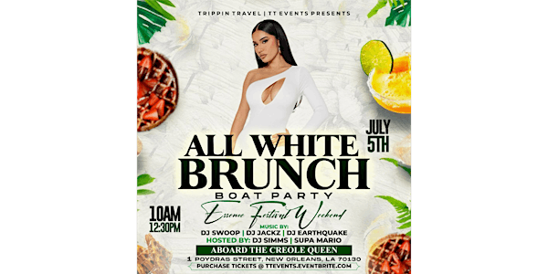 All White 'RHYTHM & BRUNCH' BOAT PARTY ESSENCE FEST WEEKEND 2025 | 1 Poydras St