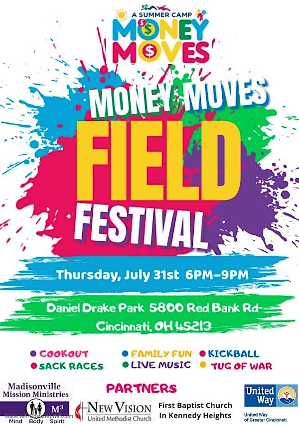 Money Moves Field Day & Cookout | Daniel Drake Park