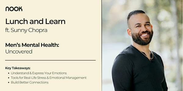 Lunch & Learn: Men's Mental Health Uncovered | Nook - Coworking Space in Richmond