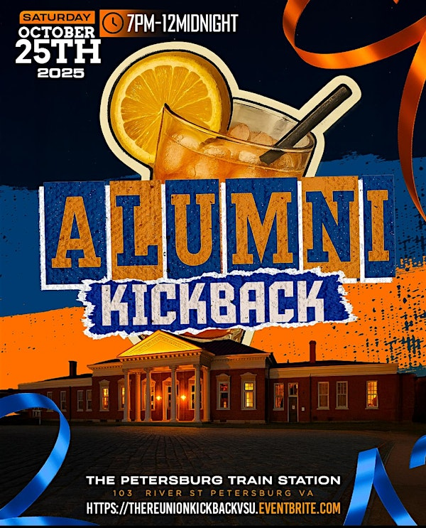 The Reunion Kick Back: V-State Homecoming After Party | 103 River St, Petersburg, VA, USA